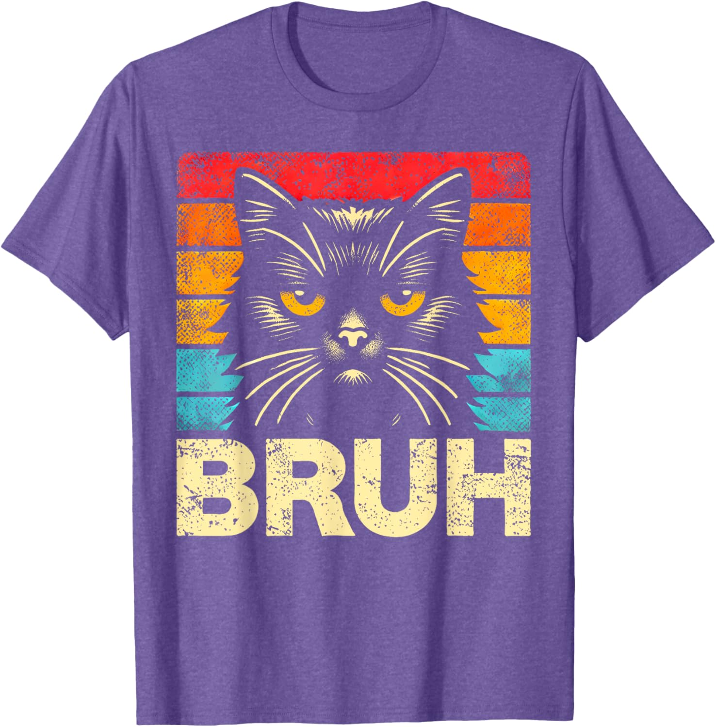 Funny Cat Bruh Meme T-Shirt for Boys, Girls, Kids, and Adults - 13