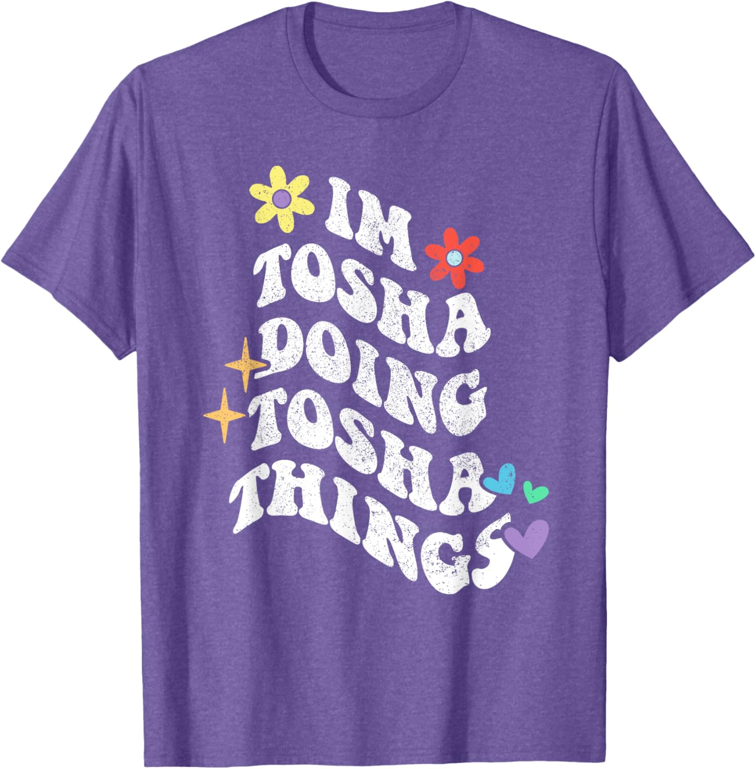 Retro Groovy T-Shirt for Moms Doing Tosha Things - Fun Mothers Day Gift - 10