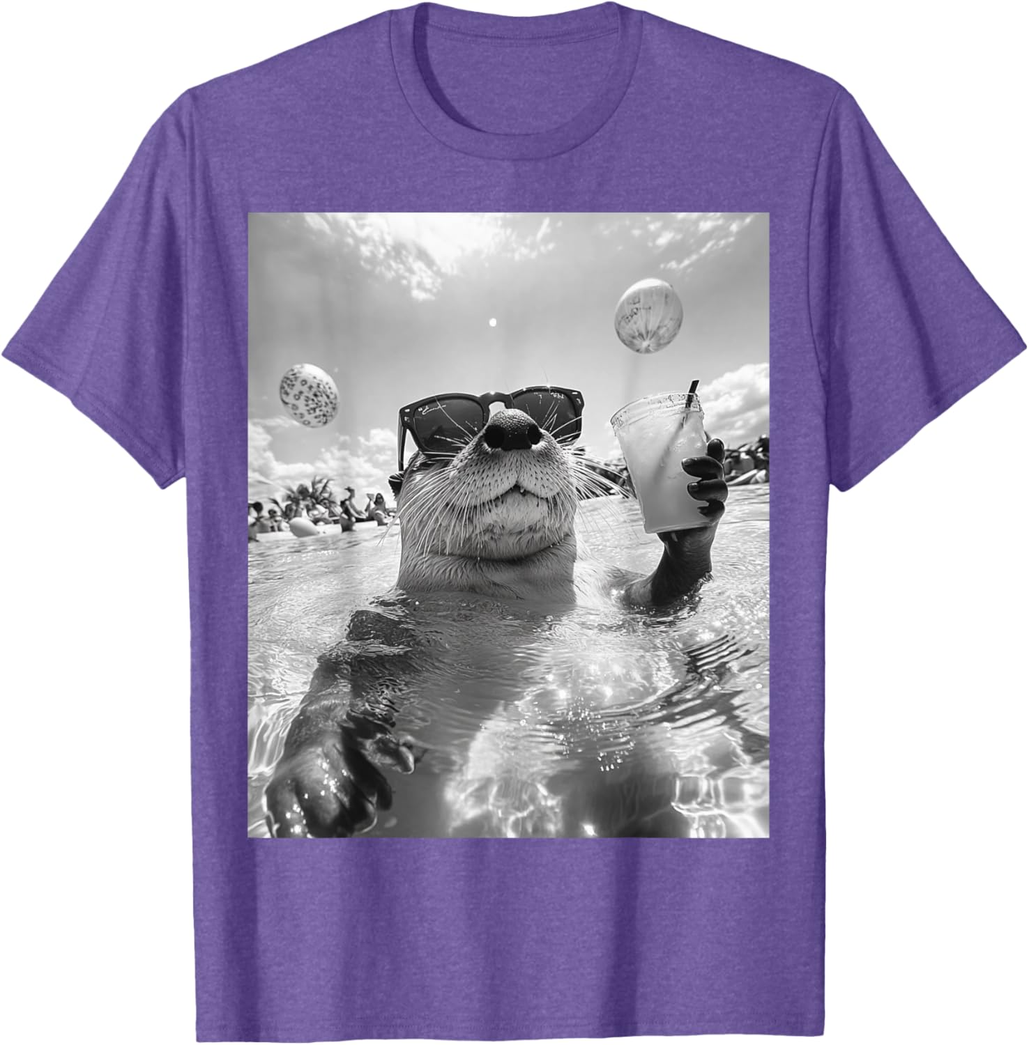 Cool Otter Selfie T-Shirt for Fun and Stylish Casual Wear - 9