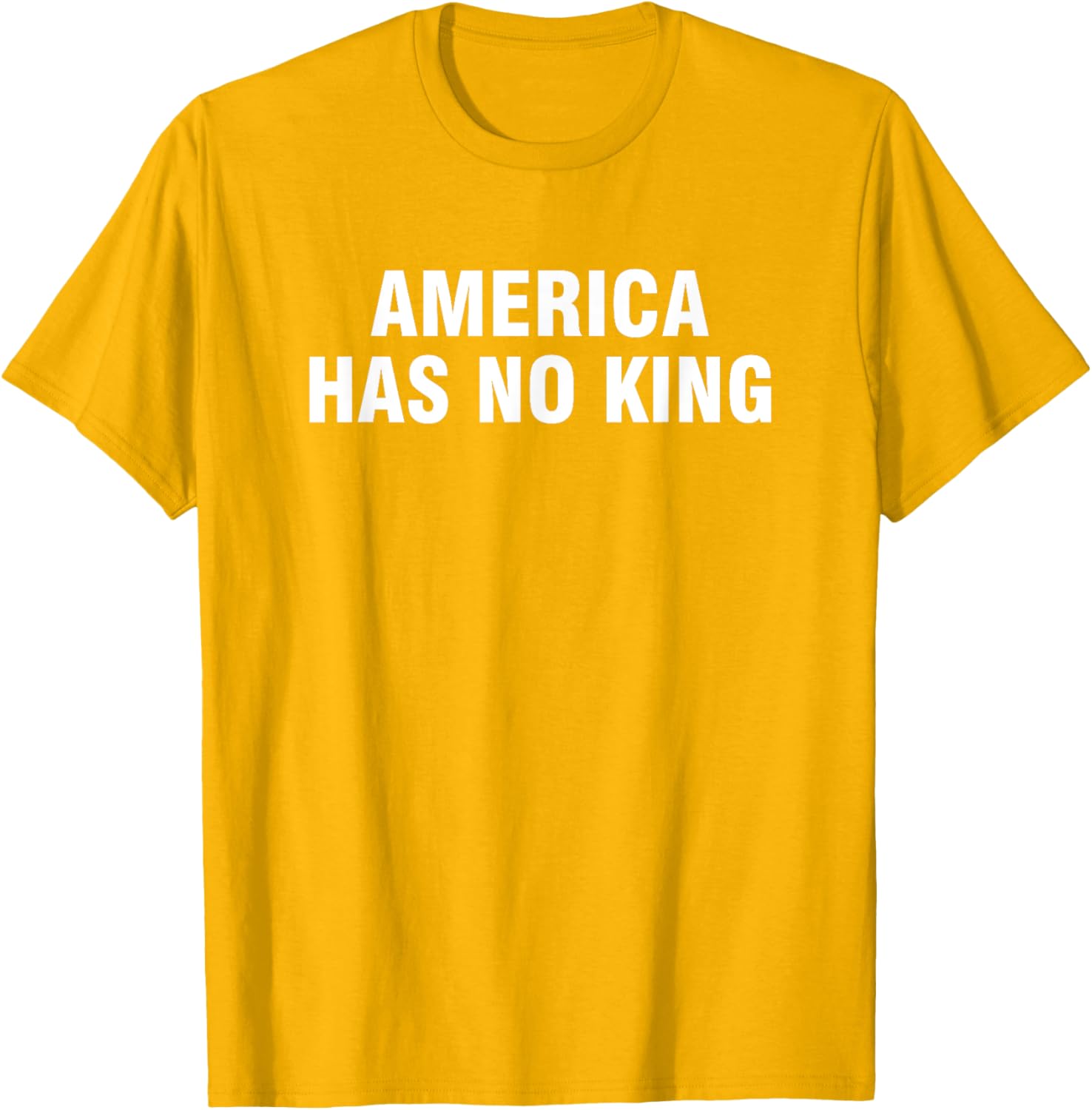 America Has No King T-Shirt - Classic Casual Tee for Patriotic Wear - 22