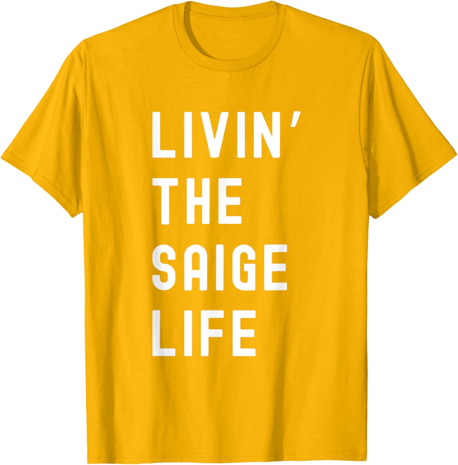 Saige Living The Saige Life Funny T-Shirt for Casual Style and Comfort - 23