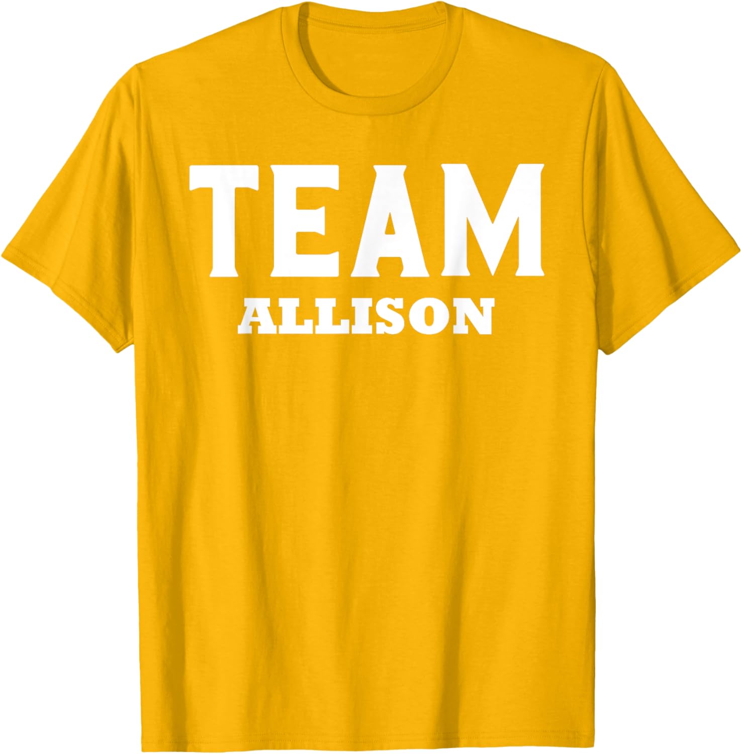 Team ALLISON T-Shirt Personalized Name Support for Fans and Friends - 4