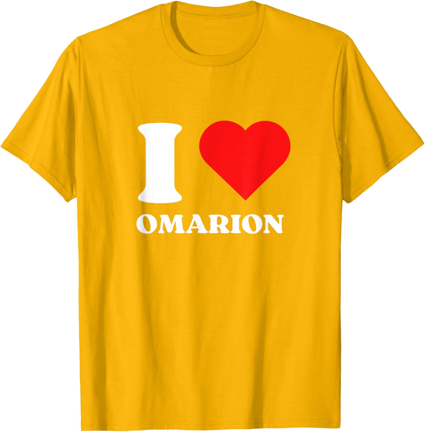Trendy I Love Omarion Y2K Valentine's Day T-Shirt for Music Lovers - 1