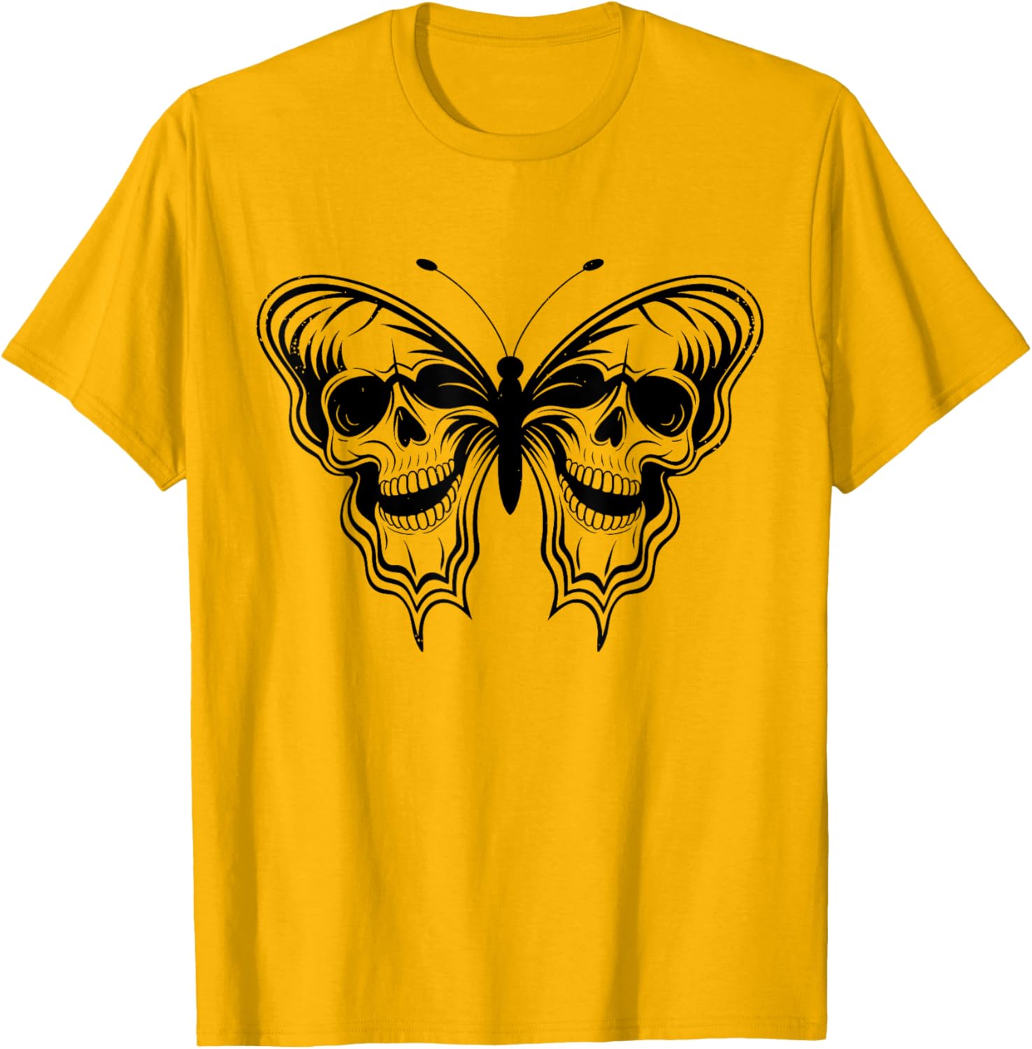 Halloween Butterfly Skulls T-Shirt for Men and Women - Spooky Style - 12