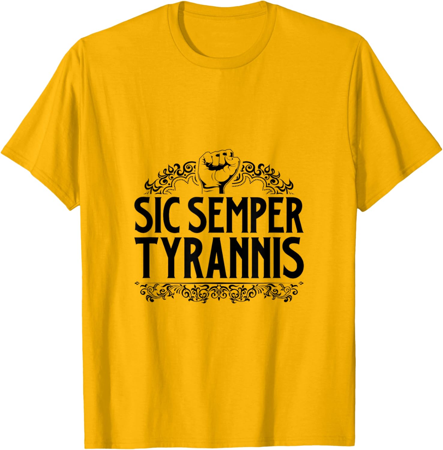 Sic Semper Tyrannis Latin T-Shirt for Bold Style Enthusiasts - 4