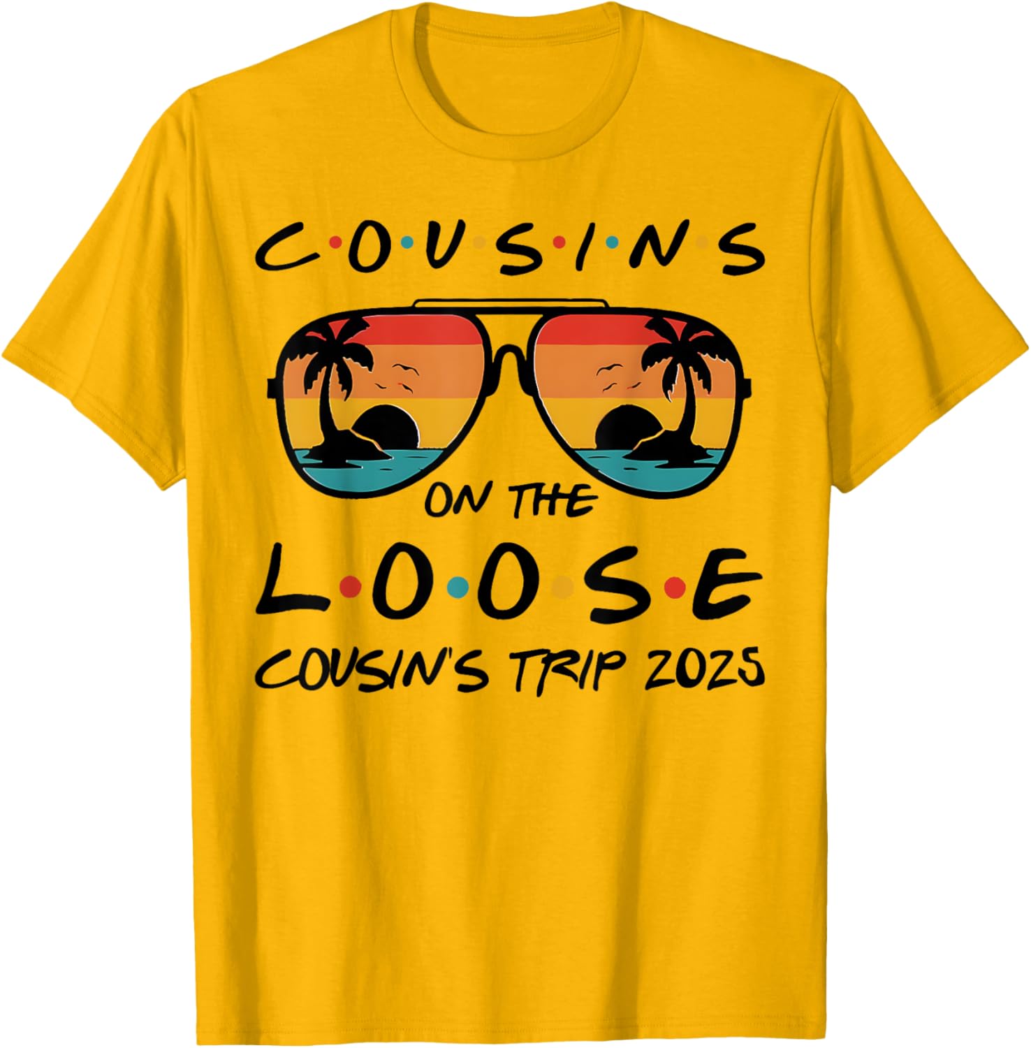 Cousins On The Loose Beach Trip 2025 Matching T-Shirt for Family Fun - 3