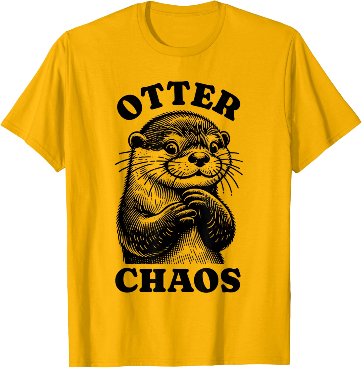 Silly Otter Chaos T-Shirt for Fun-Loving Animal Lovers - 13