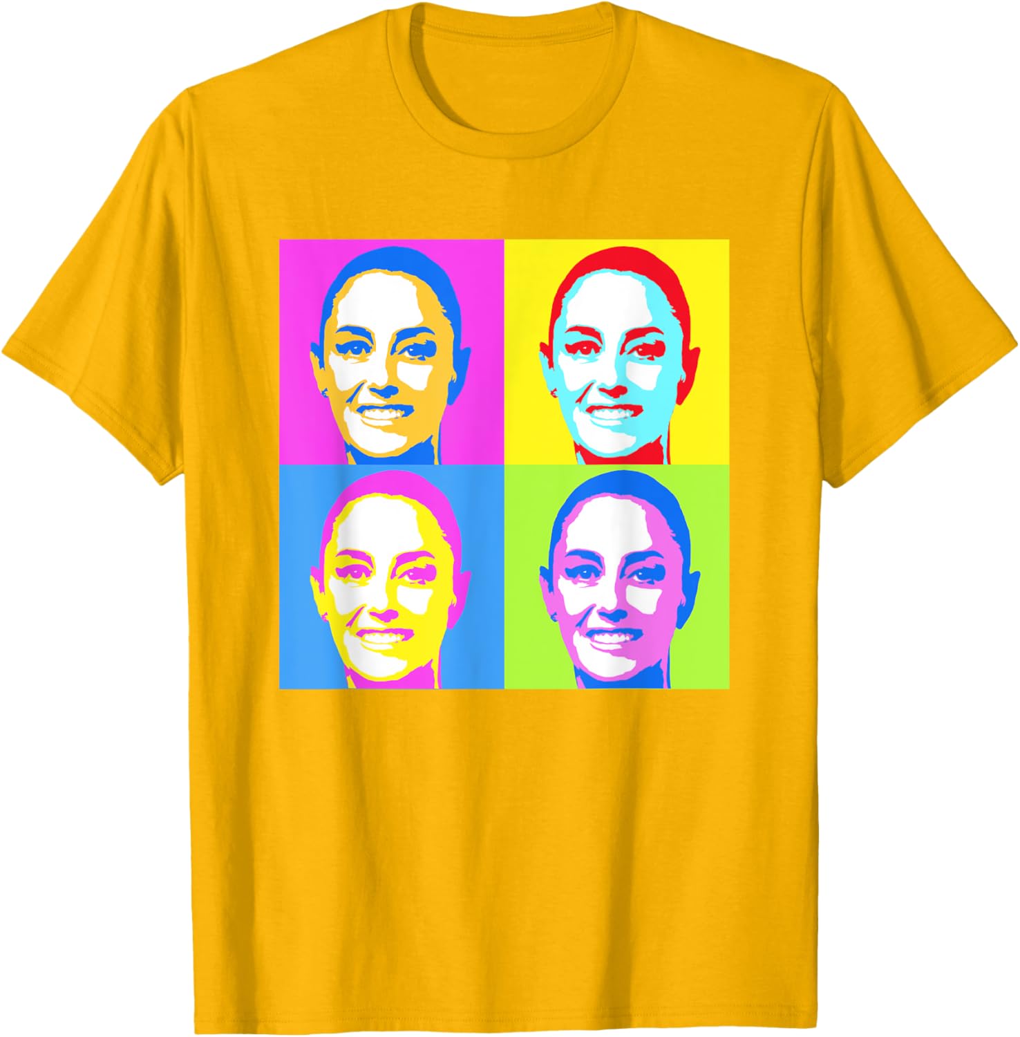 Claudia Sheinbaum Pop Art T-Shirt for Supporters of Mexico's President - 6