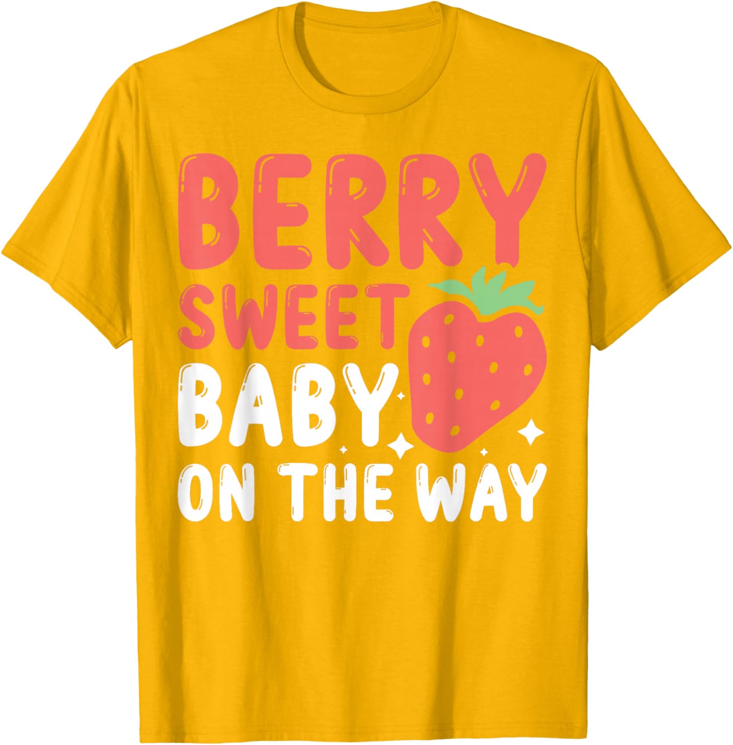 Berry Sweet Baby On The Way T-Shirt for Expecting Moms and Dads - 1