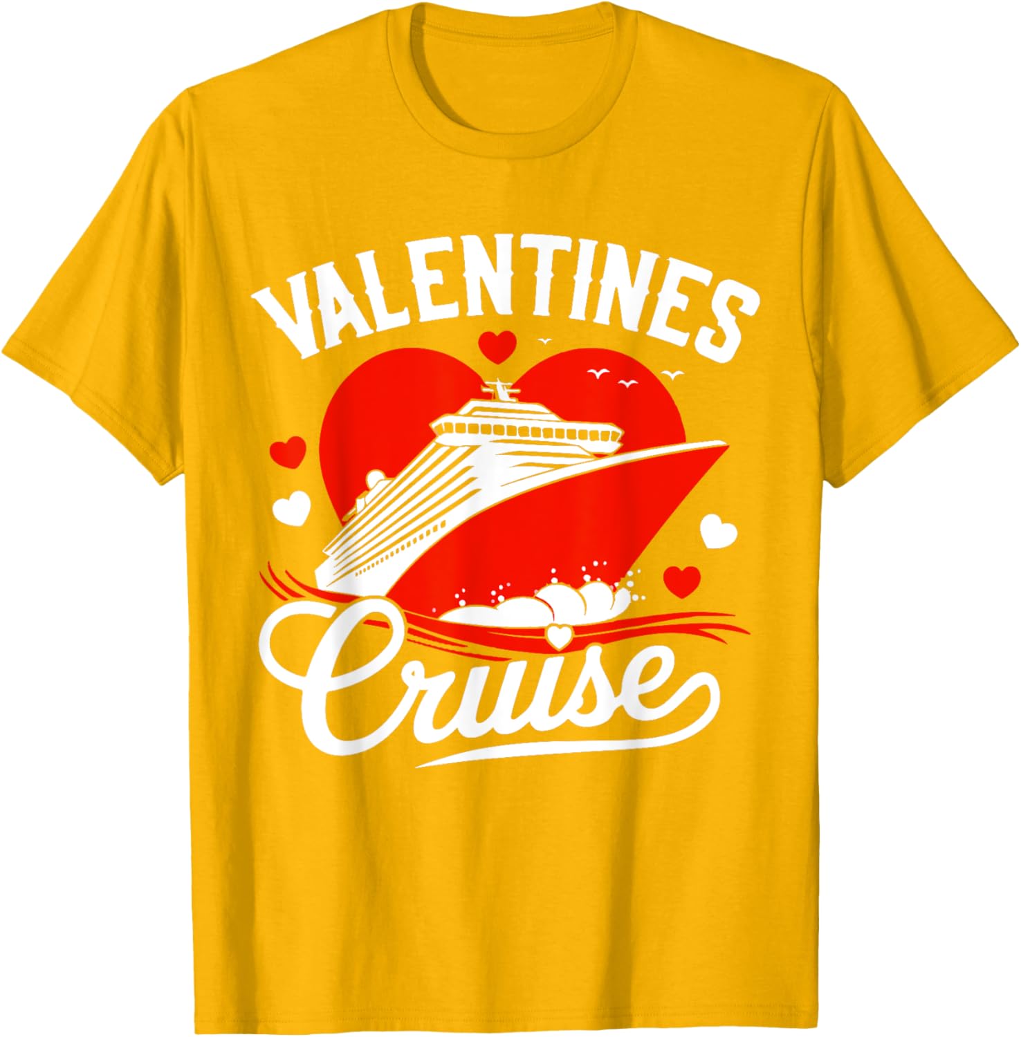 Valentine's Day Cruise Matching Couple T-Shirts for Sweet Vacation Fun - 20