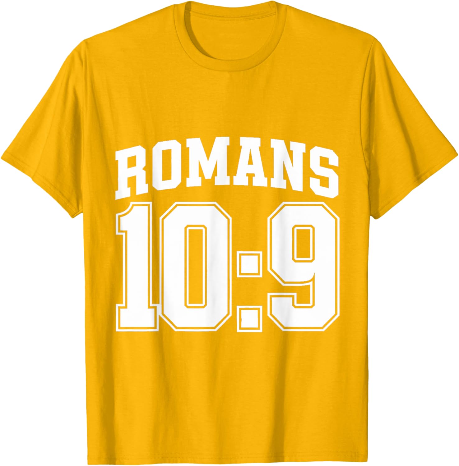 Romans 10:9 Christian Sports Jersey Motivational T-Shirt for All Fans - 10