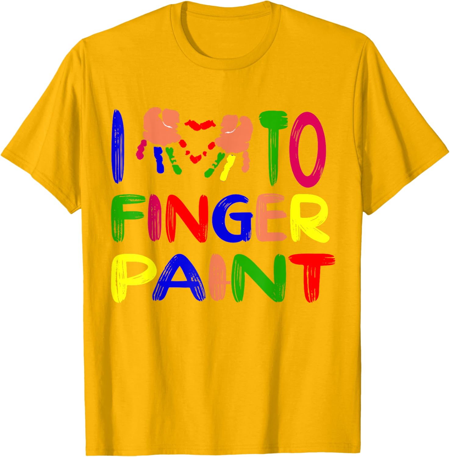 Cute Couple Valentine T-Shirt I Heart Love to Finger Paint Gift - 12