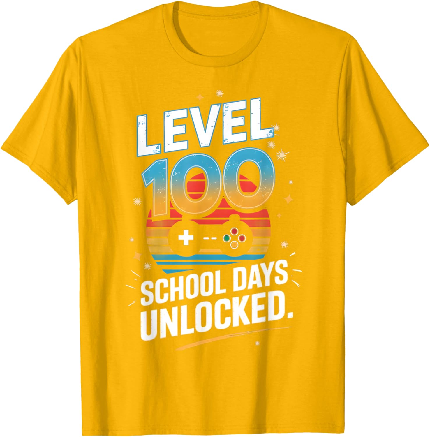 100 Days of School Unlocked T-Shirt Fun Gift for Students and Kids - 28