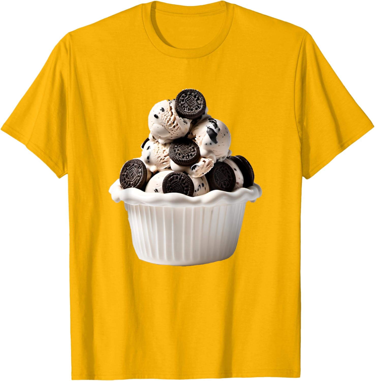 Cookies and Cream Ice Cream T-Shirt for Ice Cream Lovers and Fun Gifts - 16