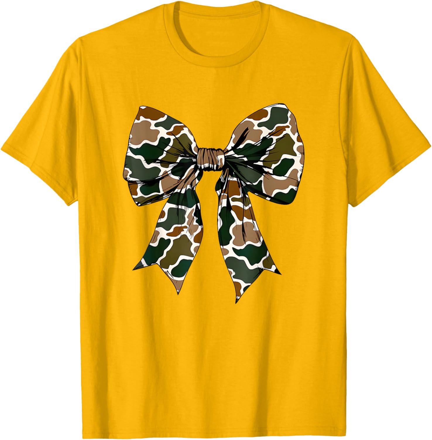 Camo Bow Coquette Duck Hunting T-Shirt for Stylish Outdoor Enthusiasts - 27