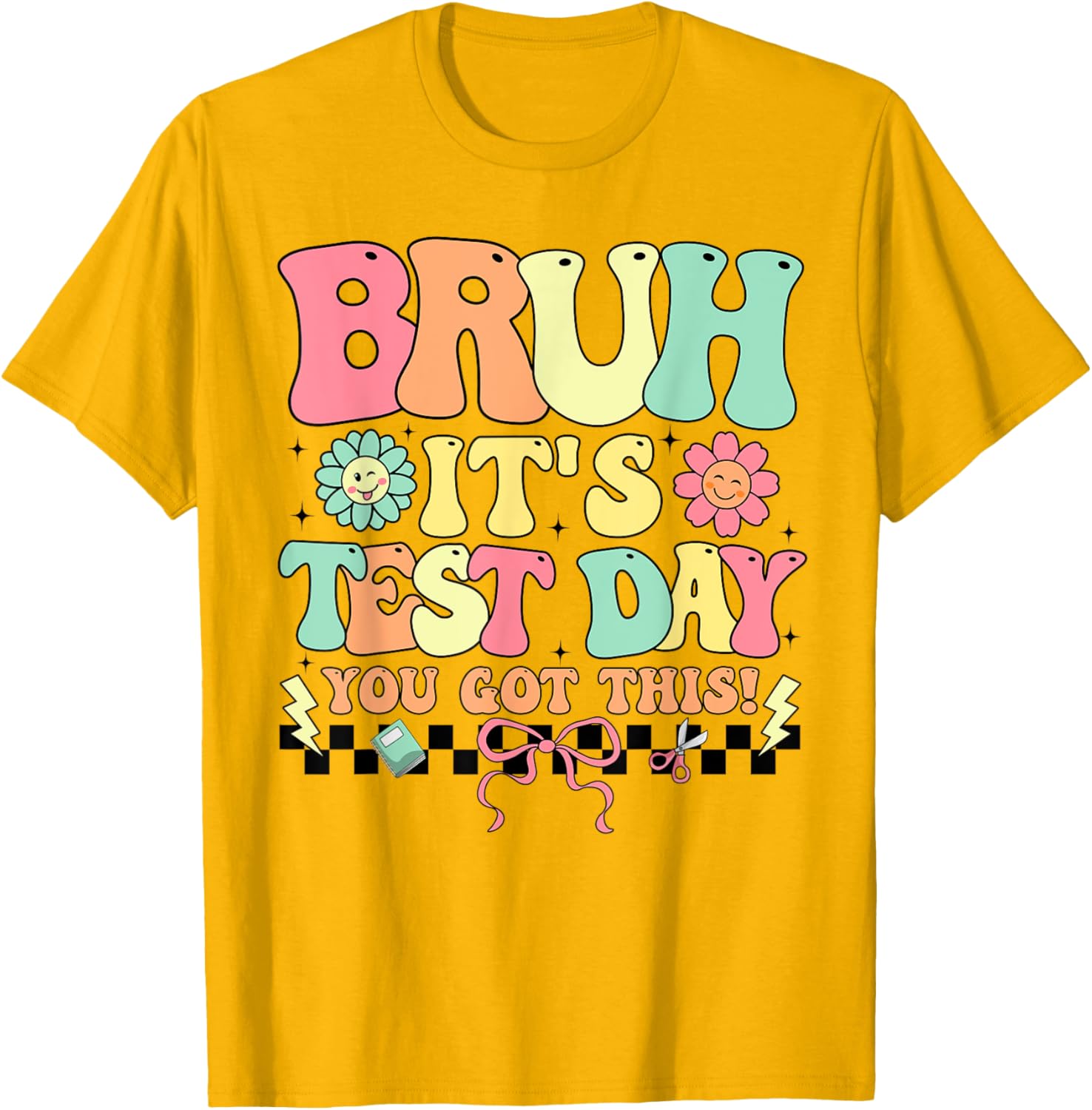 Teacher Student Testing Day T-Shirt - Motivational Test Day Apparel - 4