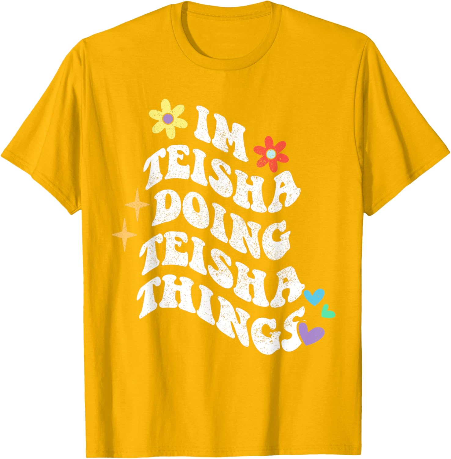 Retro Groovy Teisha Doing Teisha Things Funny Mother's T-Shirt - 23