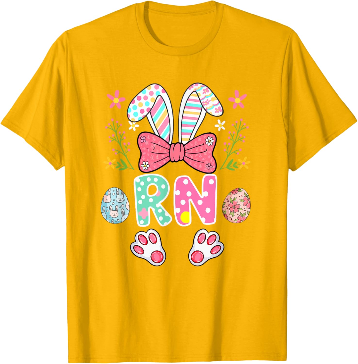 RN Job Easter Bunny Women's Costume T-Shirt for Egg Hunting Fun - 15