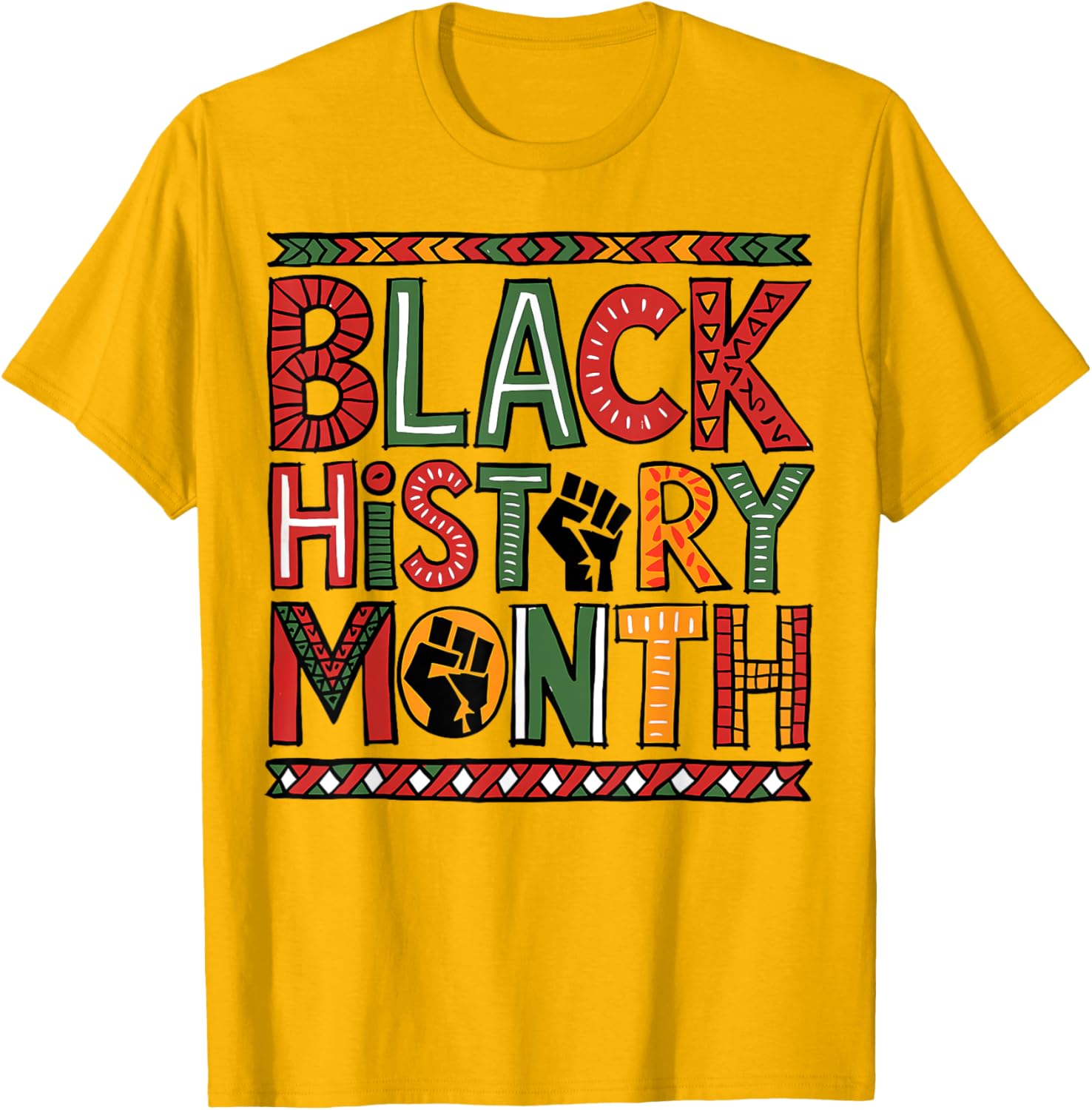 Black History Month African American Heritage T-Shirt for All Ages - 1