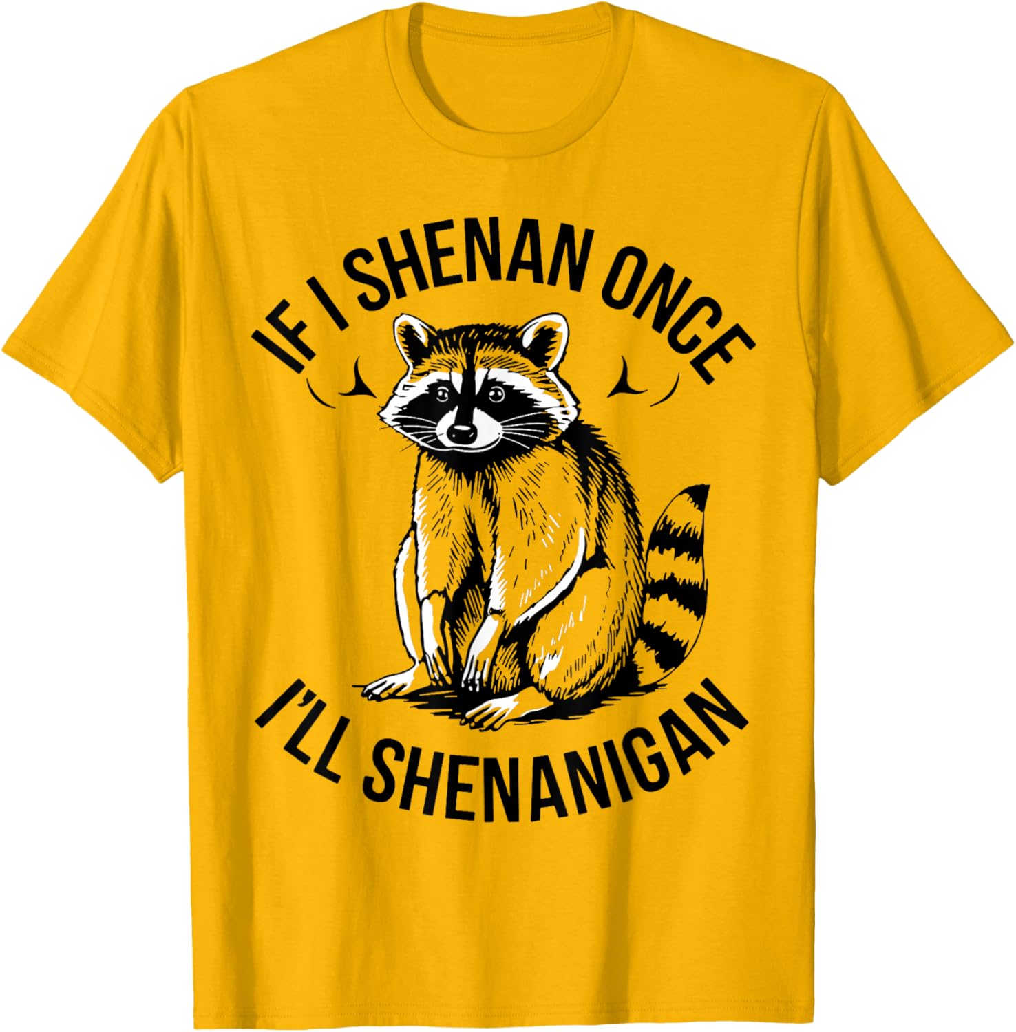 Shenanigans Raccoon St Patrick's Day T-Shirt Fun and Festive Apparel - 5