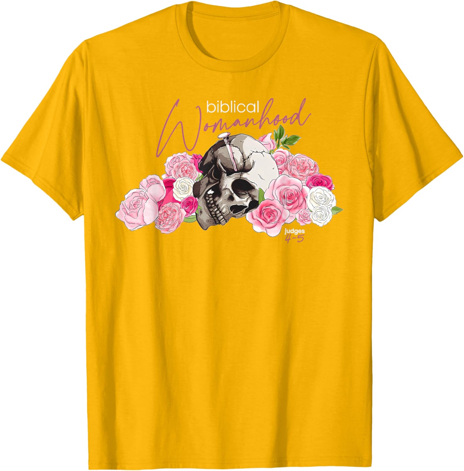 Biblical Womanhood Deborah T-Shirt for Christian Women - Judges 4-5 Design - 8