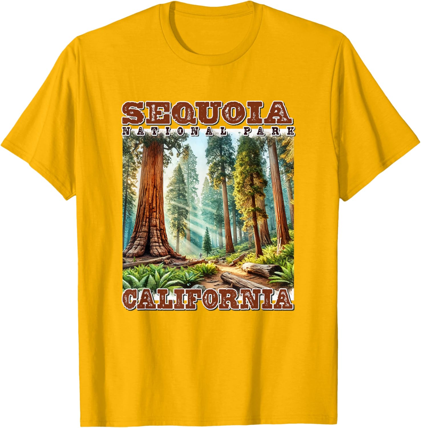 Vintage Sequoia National Camping T-Shirt for Nature Lovers and Adventurers - 7