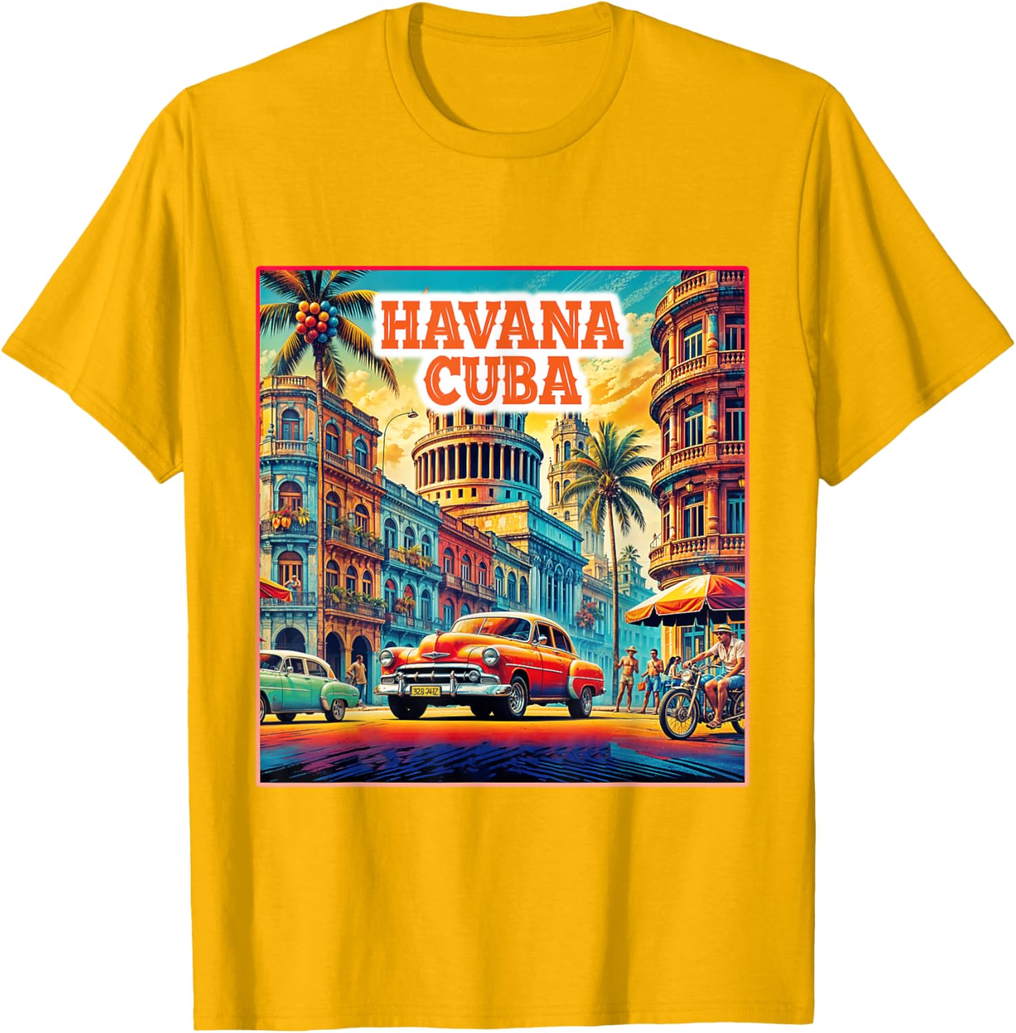 Vintage Havana Cuba Family Trip T-Shirt - Retro Tourist Tee for Fun Adventures - 4