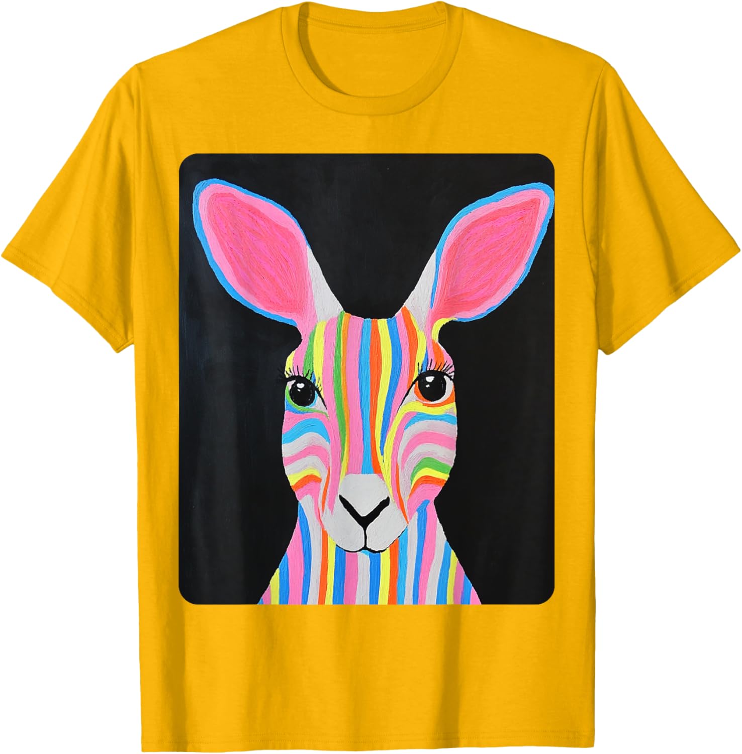 Vibrant Kangaroo Graphic T-Shirt for Style Lovers and Animal Fans - 29