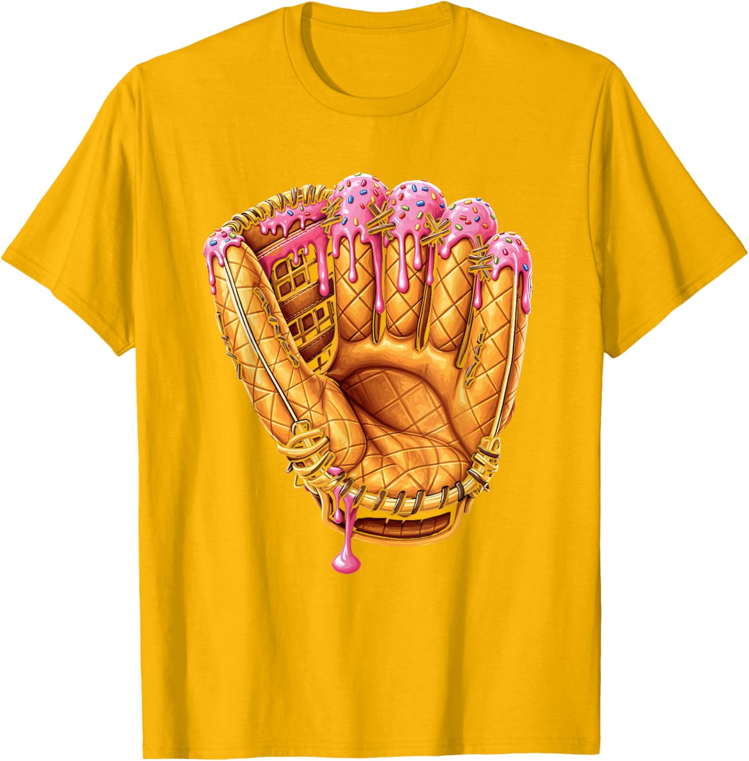 Youth Baseball Drip Boys Ice Cream Drip T-Shirt for Cool Kids - 16