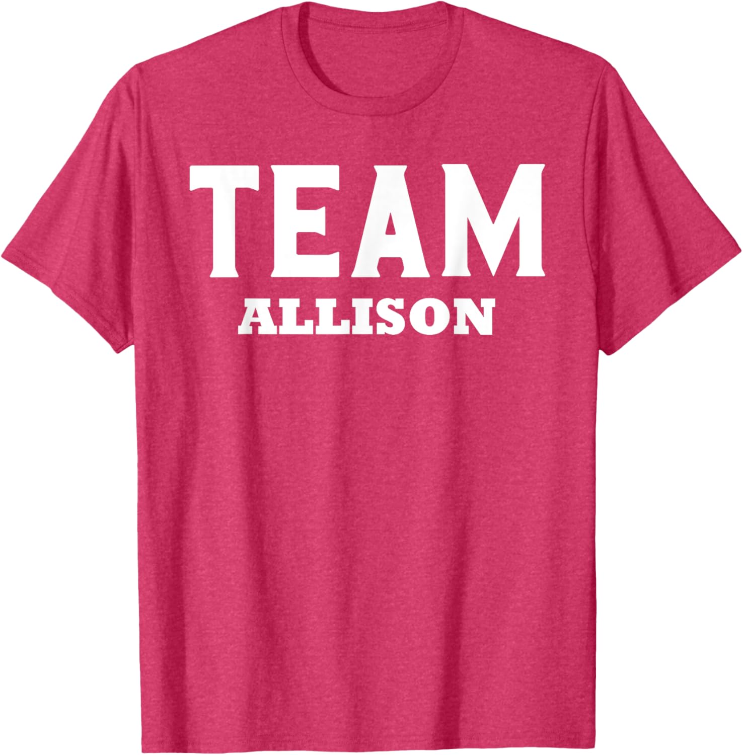 Team ALLISON T-Shirt Personalized Name Support for Fans and Friends - 8