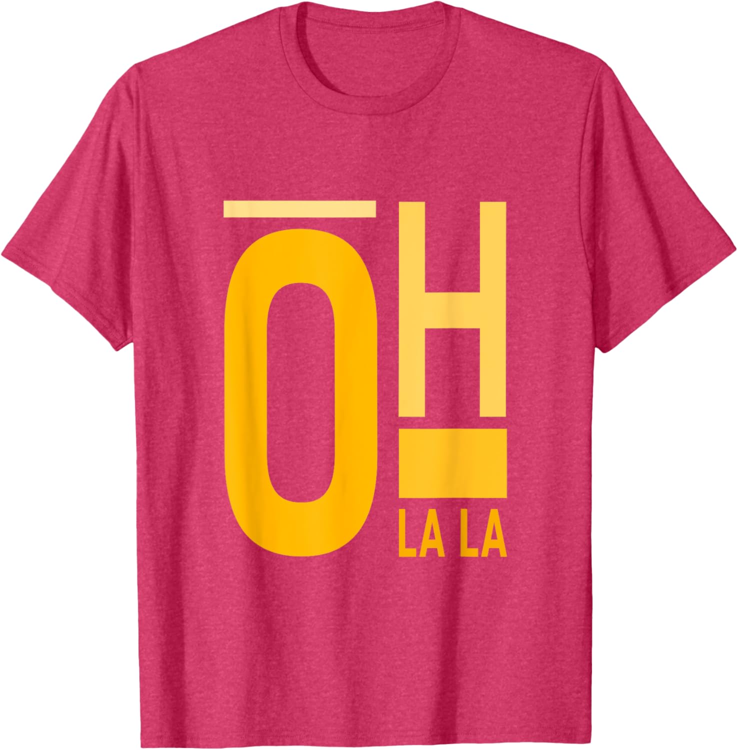 University Varsity Gold Oh La La T-Shirt for Stylish Students and Fans - 14