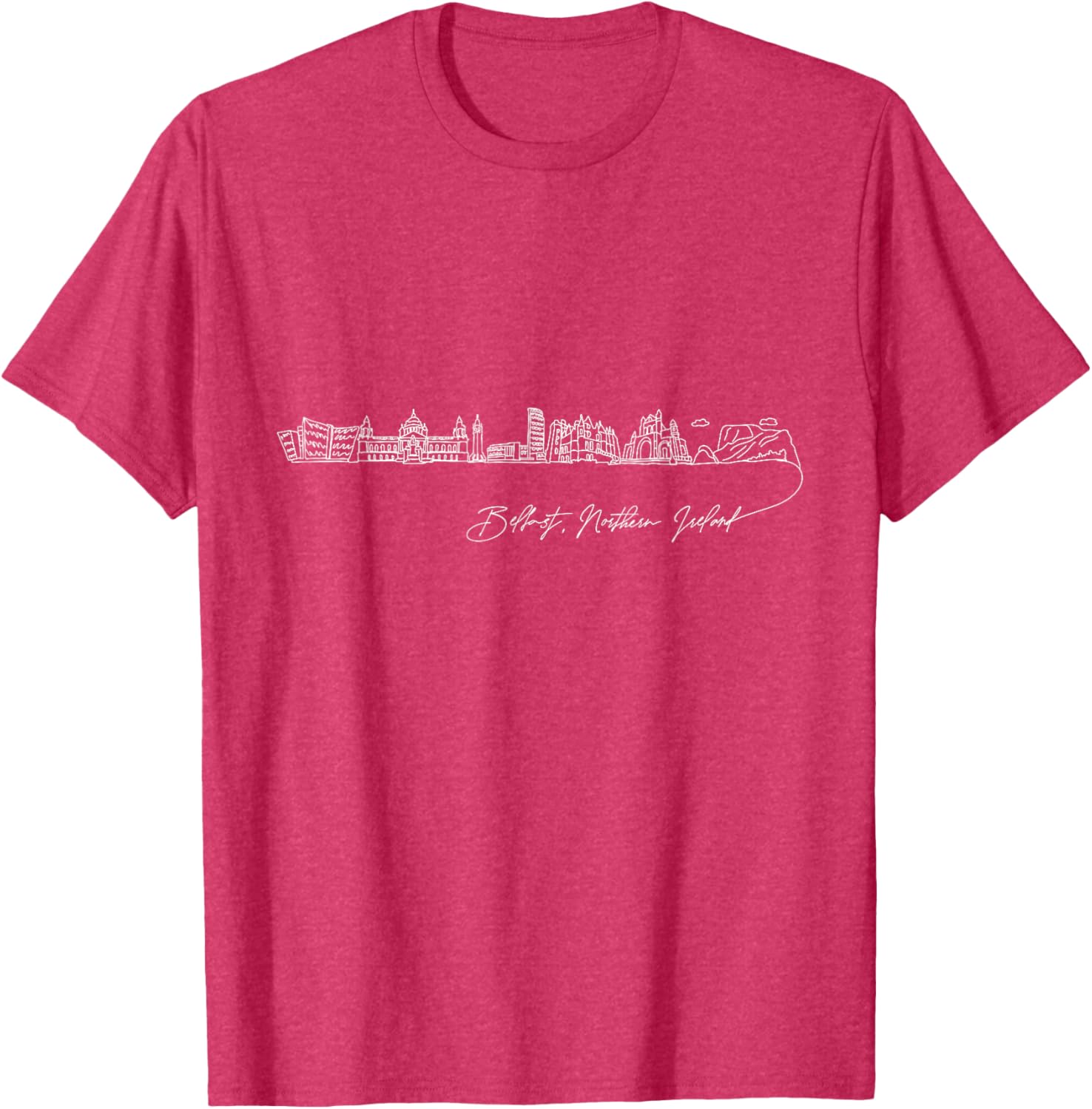 Signature Belfast City Skyline T-Shirt Perfect Northern Ireland Souvenir - 3