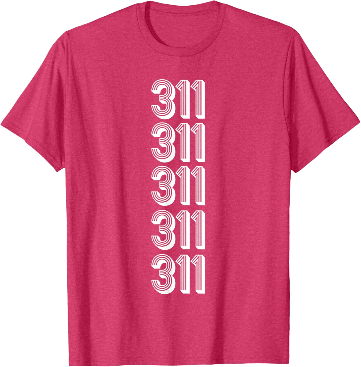 311 Area Code Chicago T-Shirt for Trendy City Lovers and Travelers - 1
