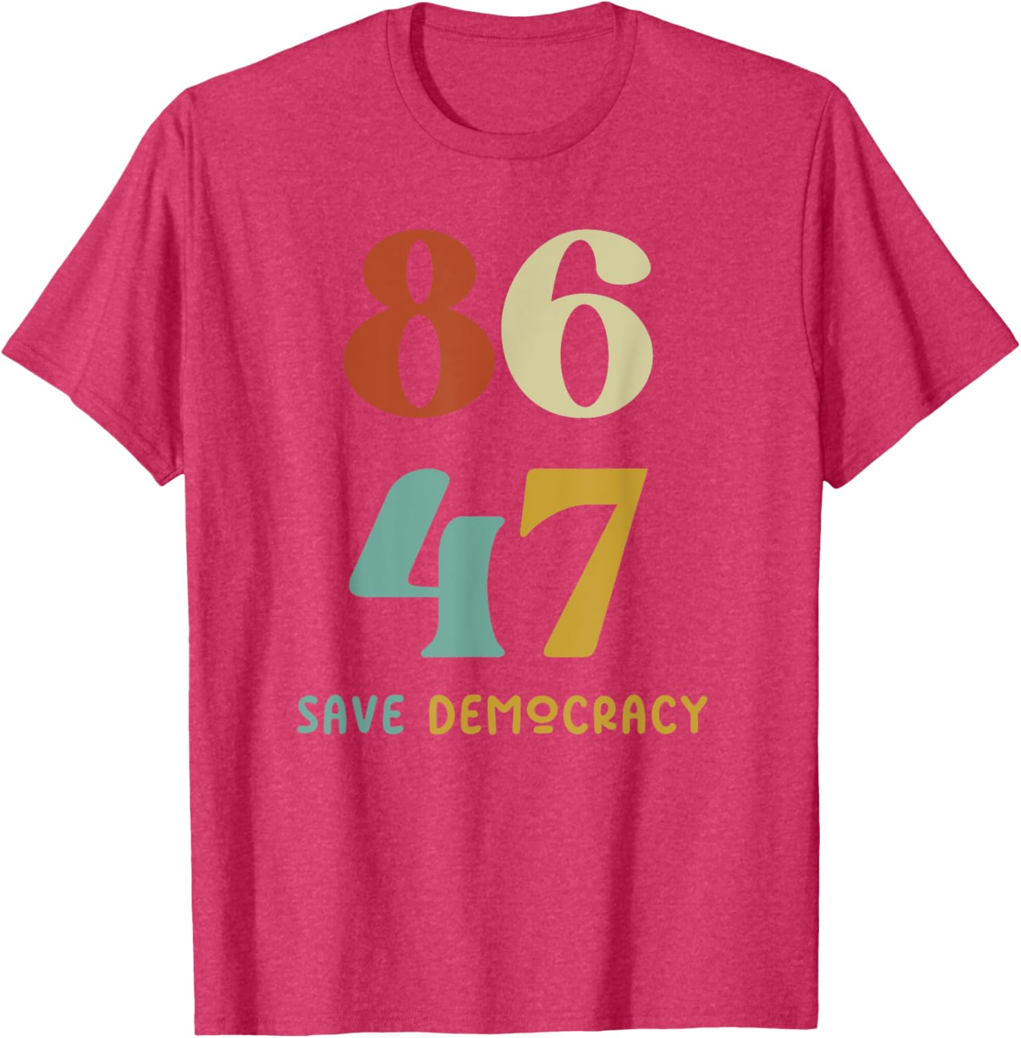 Save Democracy Anti Trump T-Shirt for Political Protest Enthusiasts - 16