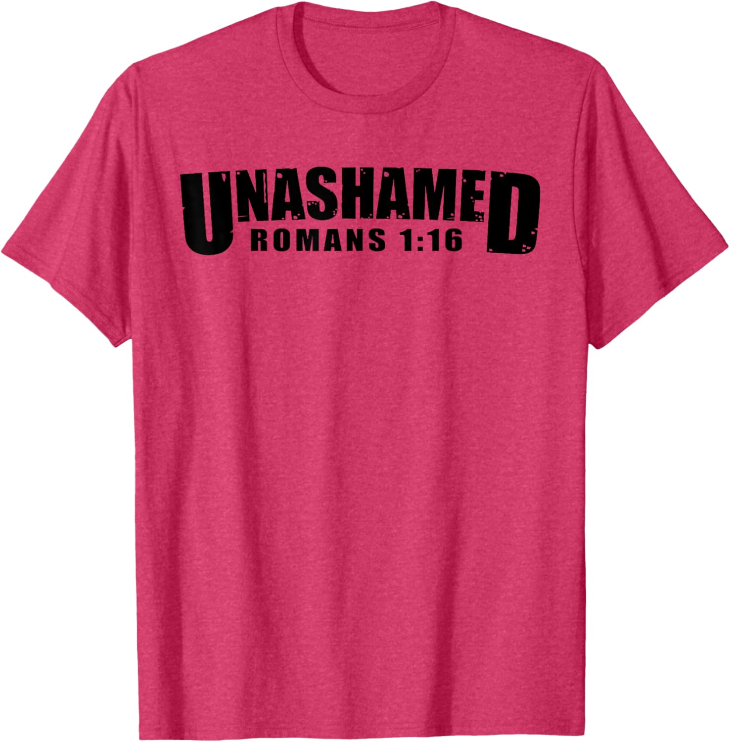 Unashamed Romans 1:16 Christian Faith T-Shirt for Believers and Friends - 1
