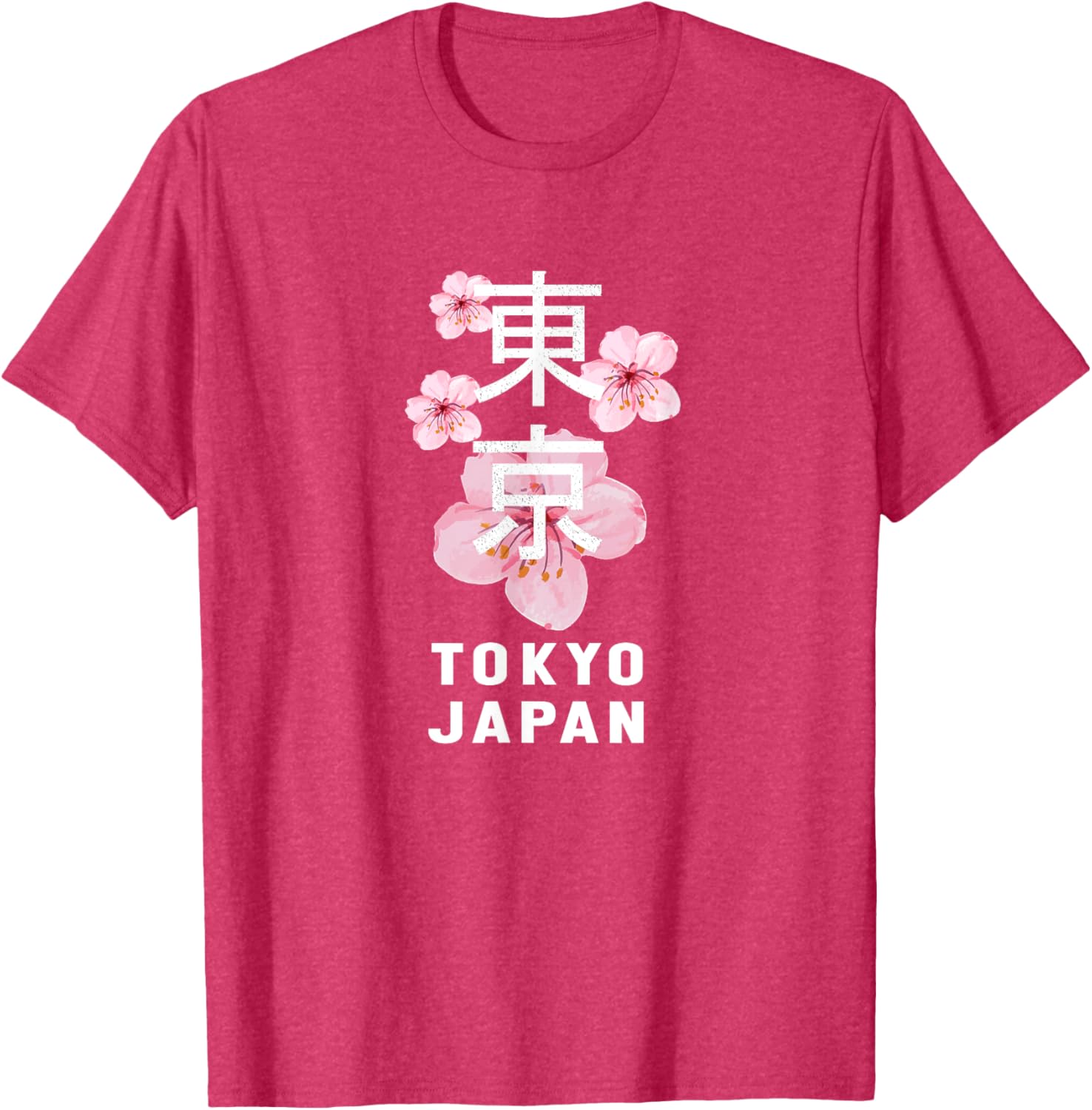 Tokyo Pink Cherry Blossoms T-Shirt Perfect for Spring Fashion Lovers - 3