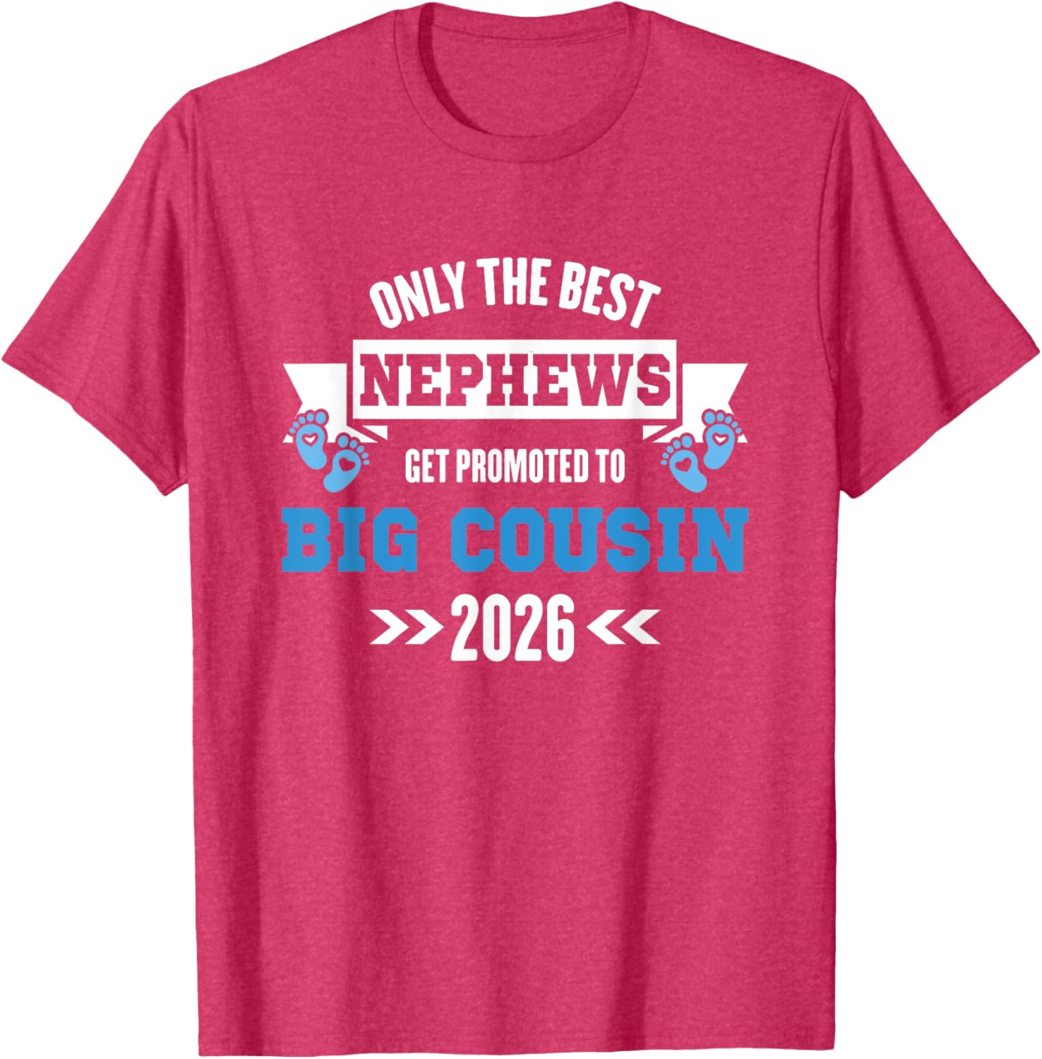 Best Nephew Big Cousin T-Shirt Est 2026 Perfect Gift for Family - 25