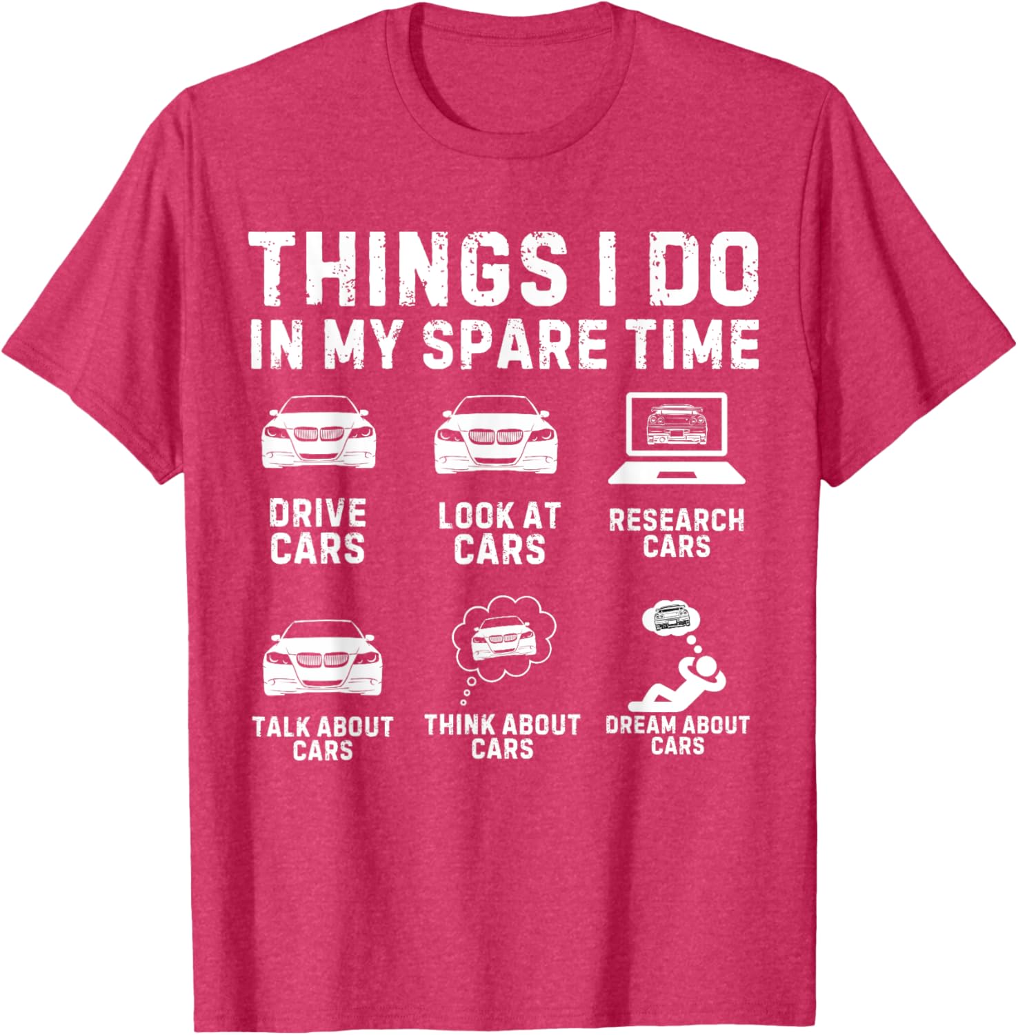 Car Enthusiast Men's T-Shirt for Spare Time Fun and Style - 18