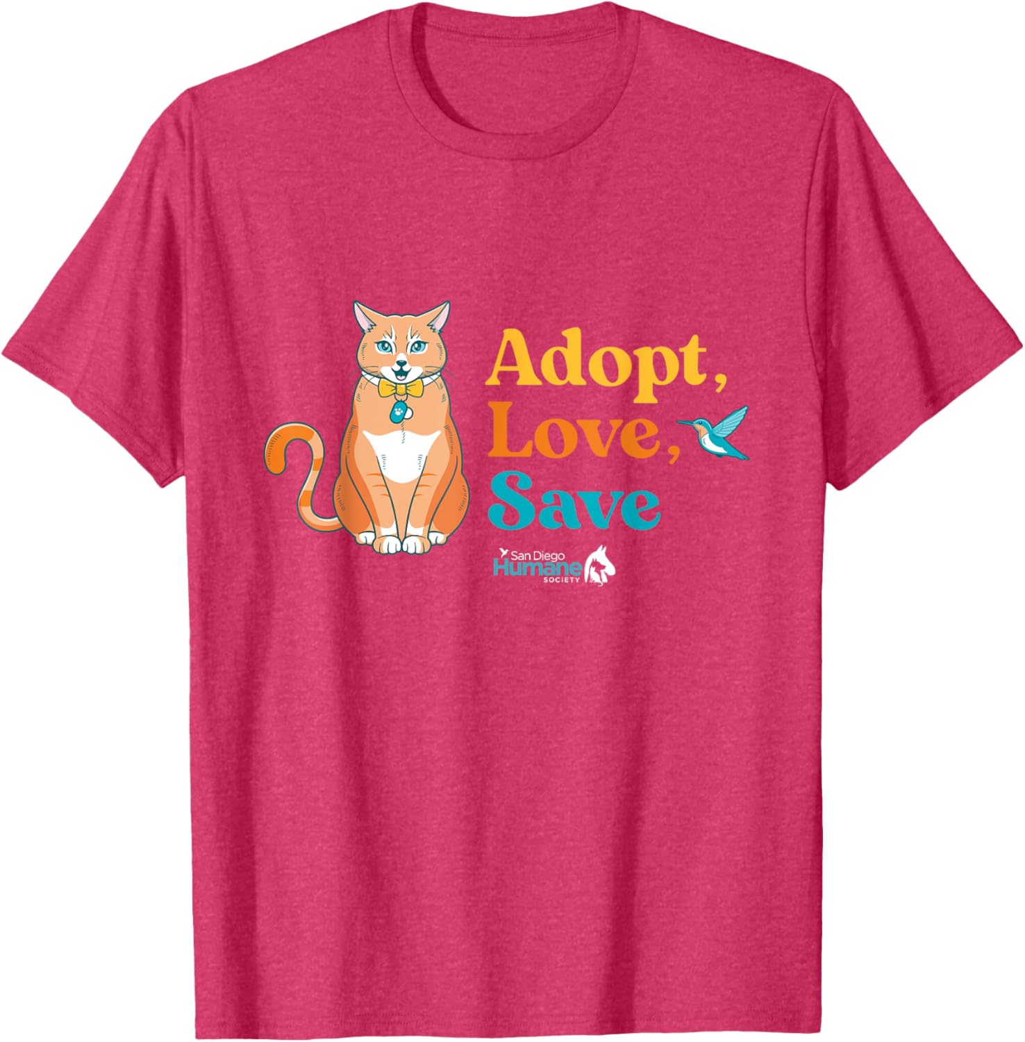 Adopt Love Save Rescue Cat T-Shirt for Men and Women - Perfect Gift! - 16