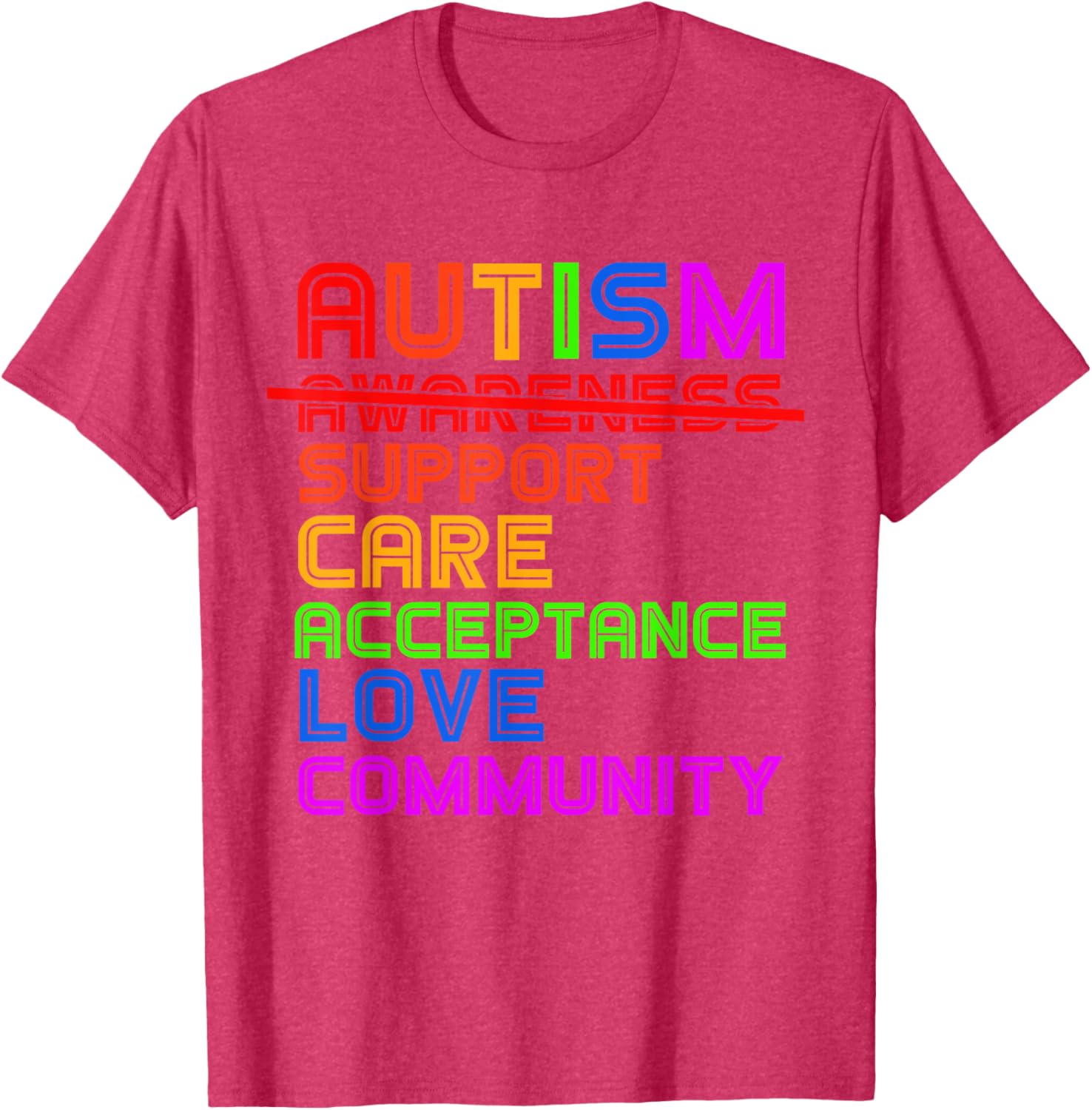 Autism Awareness T-Shirt for Men, Women, and Kids - Support Acceptance - 12