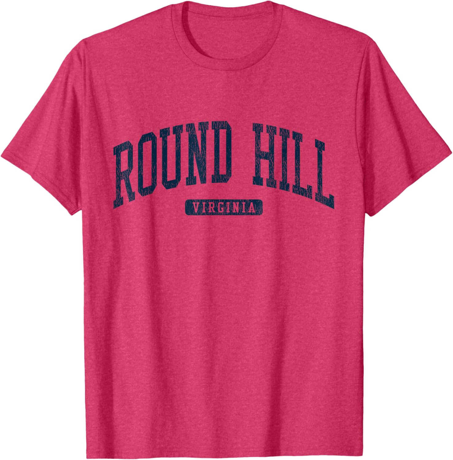 Round Hill Virginia College University Style Blue T-Shirt for Everyone - 14