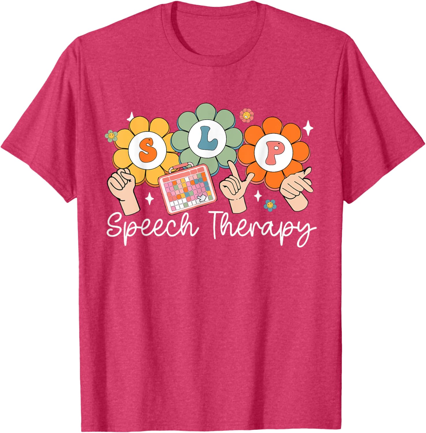 Therapy Speech Language Pathologist SLP T-Shirt for Speech Therapists - 4