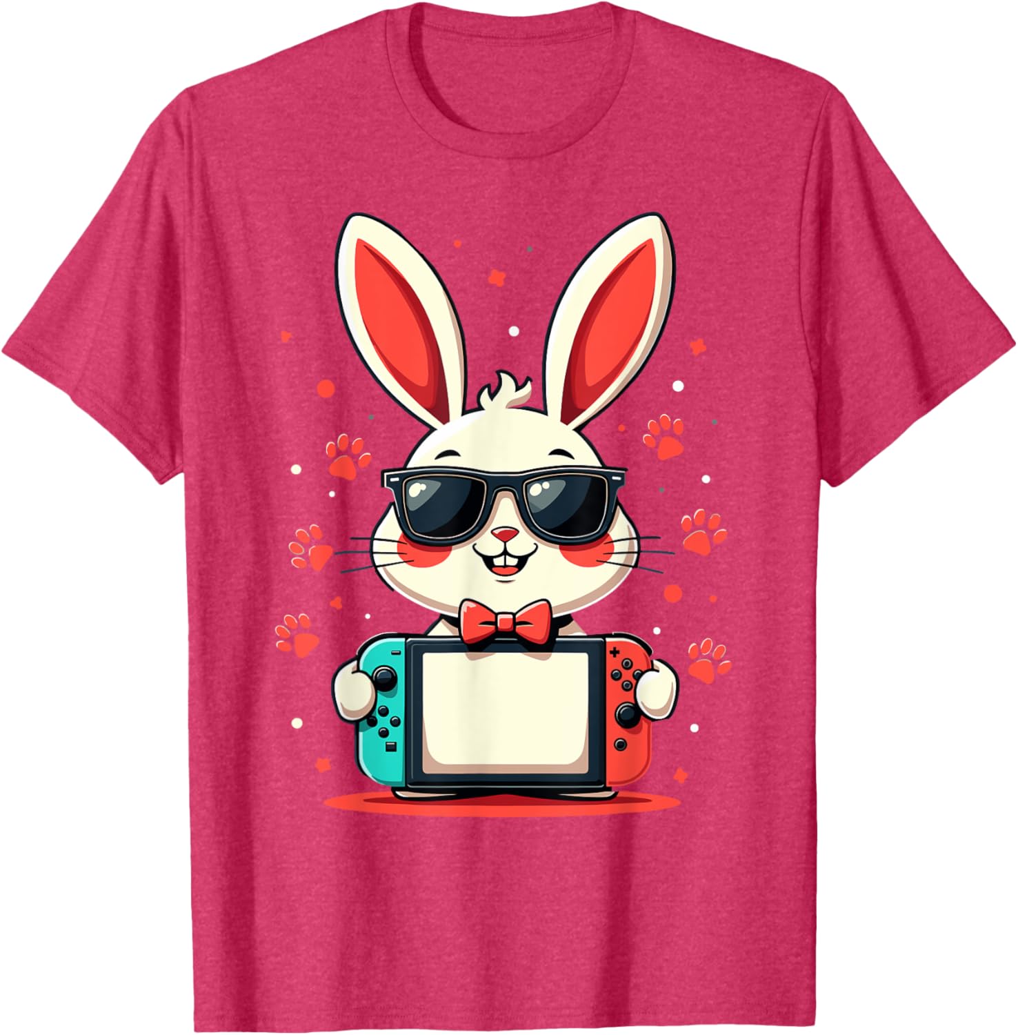 Cute Bunny Gaming Controller T-Shirt for Easter Gamer Boys Gifts - 25