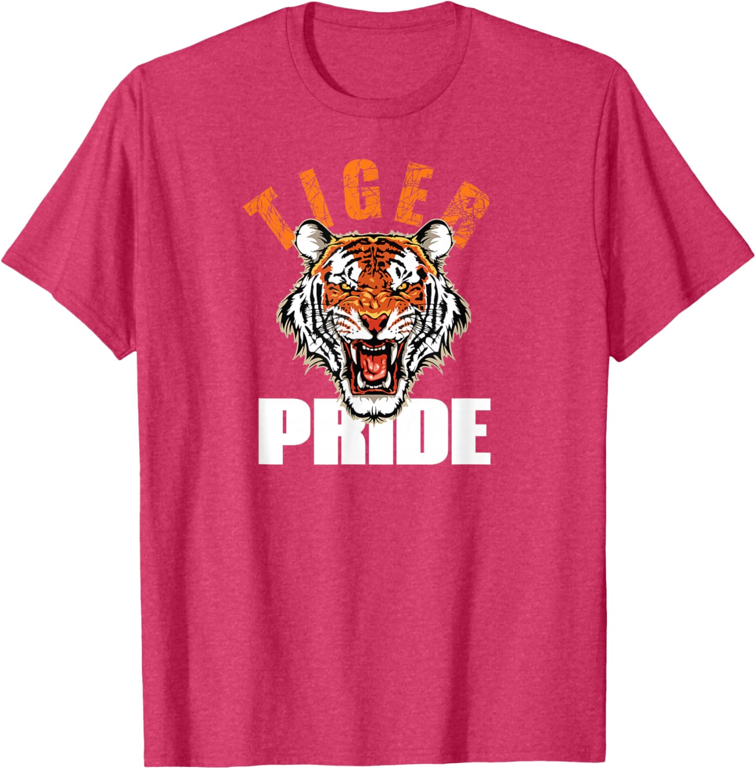 Retro Tiger Pride Vintage Mascot T-Shirt for School Sports Teams - 2