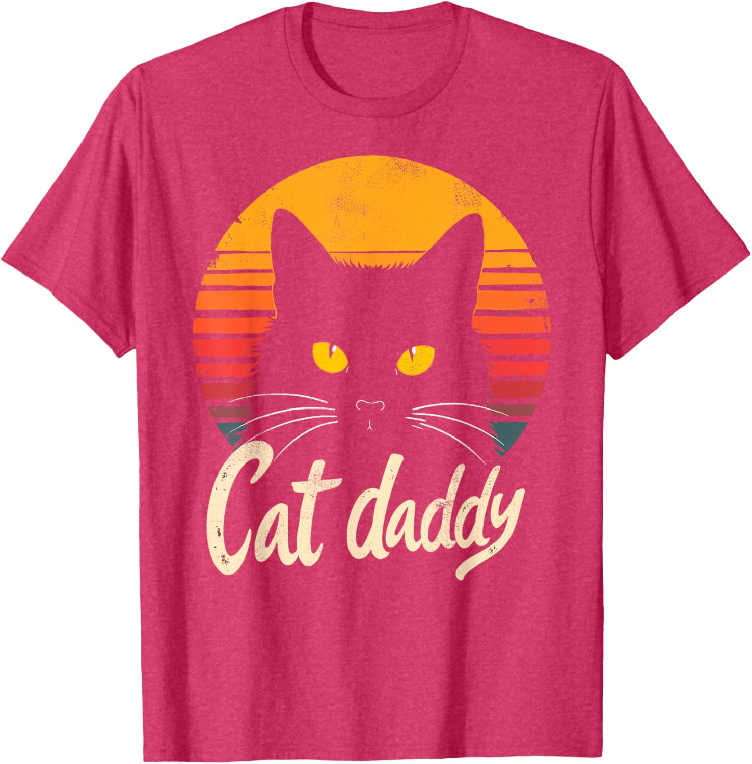 Retro Cat Daddy T-Shirt for Men, Women, and Kids - Vintage Cat Sunglasses Tee - 12