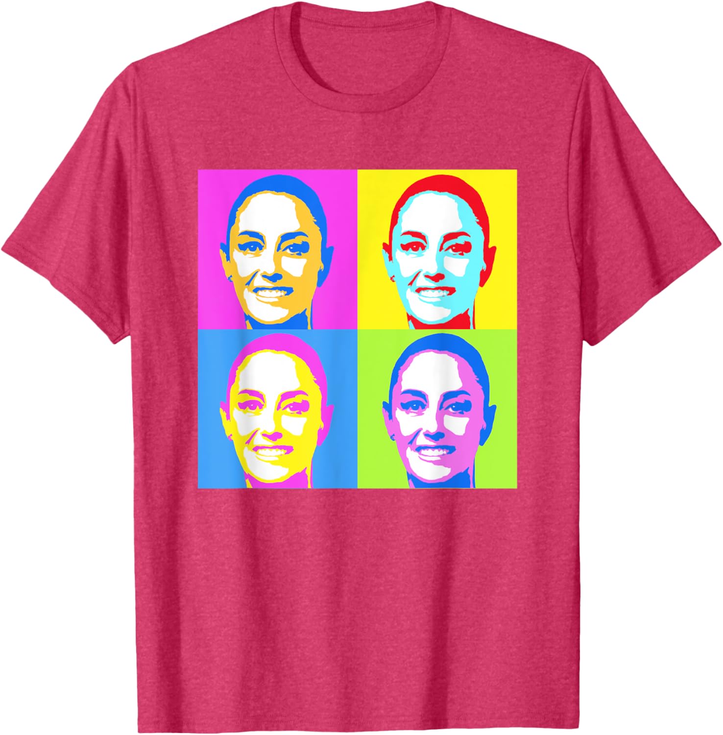 Claudia Sheinbaum Pop Art T-Shirt for Supporters of Mexico's President - 22