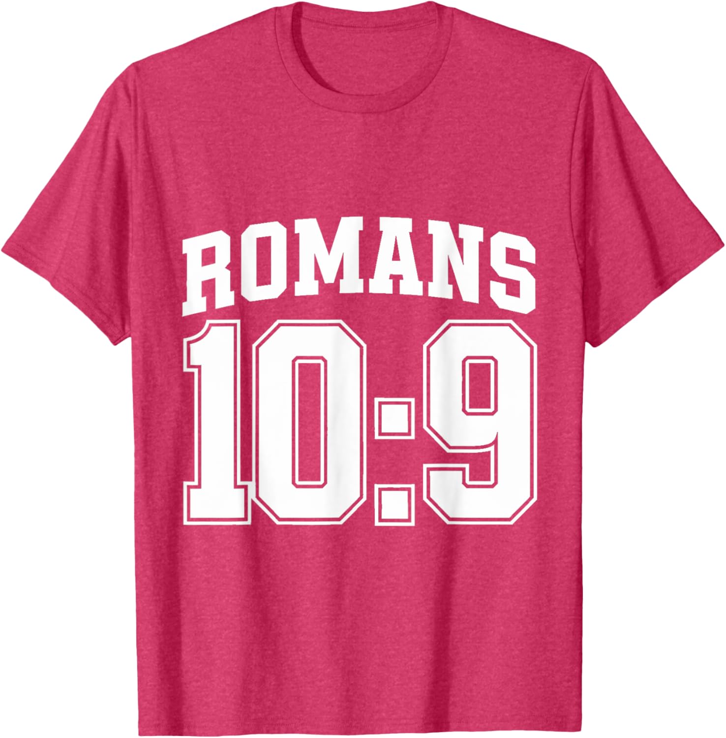 Romans 10:9 Christian Sports Jersey Motivational T-Shirt for All Fans - 21