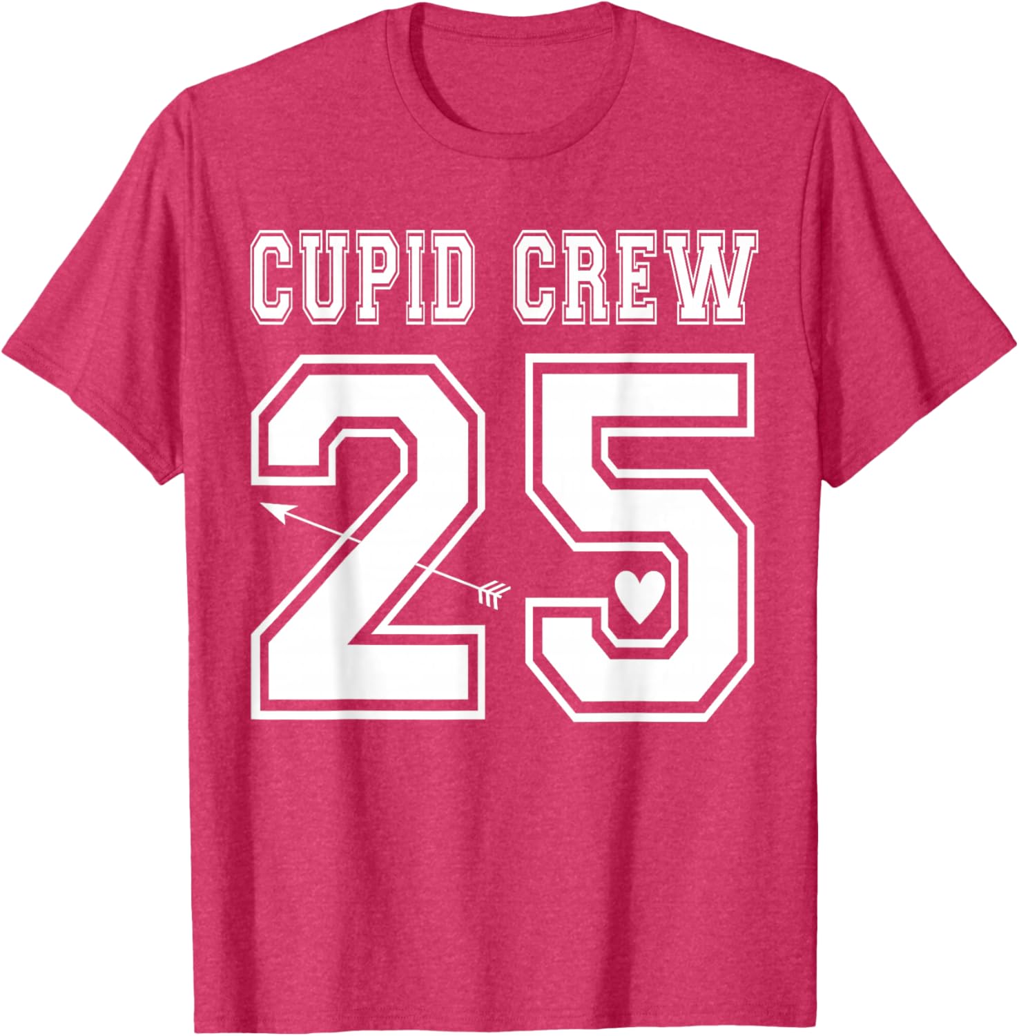 Cupid Crew 2025 Valentine's Day Love Sports Jersey Style T-Shirt - 3