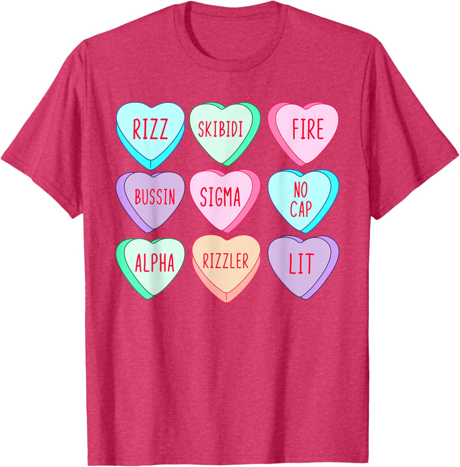 Funny Skibidi Valentine's Day Rizz T-Shirt for Lovable Couples - 20