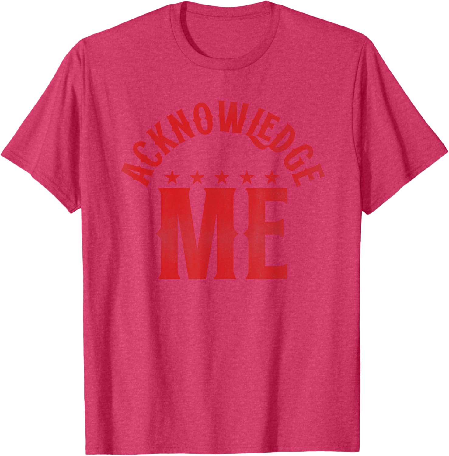 Acknowledge Me Retro Vintage Sports Competition T-Shirt for All Seasons - 26